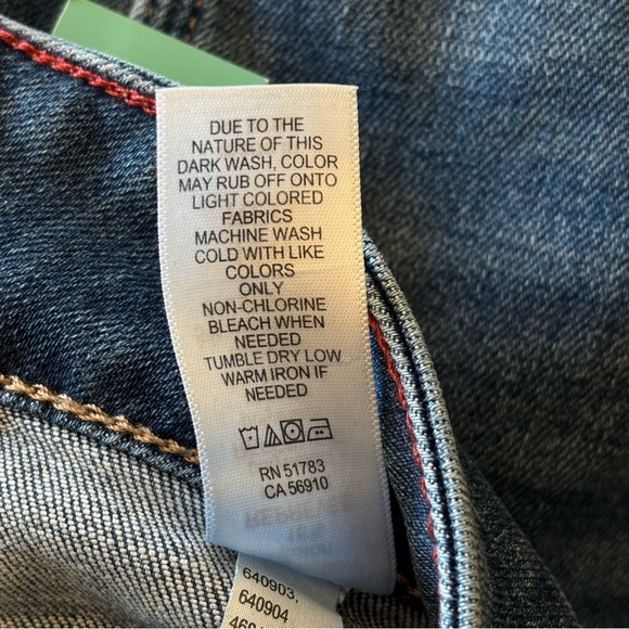 NWT Maurices Edgely Medium Blue Denim Jeans Size 16W - Picture 11 of 11